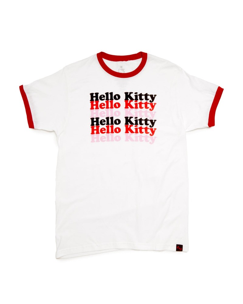 Hello Kitty Sanrio Original Logo Ringer Tee $4.40 Apparel