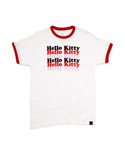 Hello Kitty Sanrio Original Logo Ringer Tee $4.40 Apparel