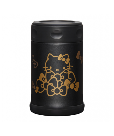 Hello Kitty x Zojirushi Black Stainless Steel Food Jar $24.00 Home Goods