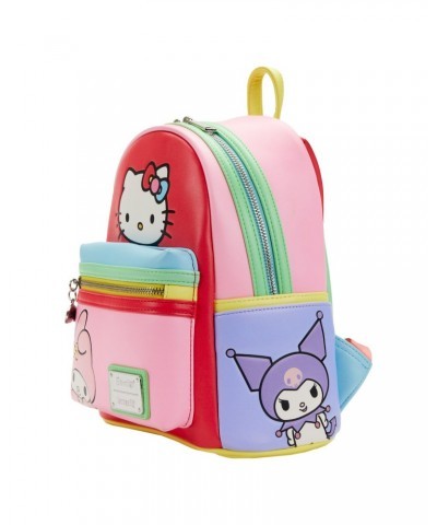 Hello Kitty and Friends x Loungefly Color-Block Mini Backpack $44.88 Bags