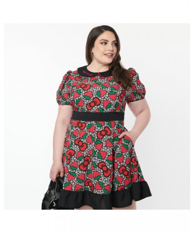 Hello Kitty x Smak Parlour Strawberry Pocket Dress $36.04 Apparel