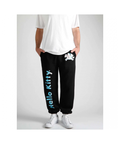 Hello Kitty x Dumbgood Unicorn Glitter Sweatpants (Black) $25.65 Apparel