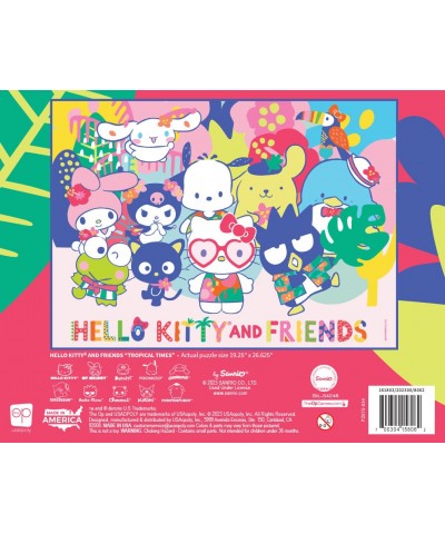 Hello Kitty and Friends Tropical Times 1000-pc Puzzle $9.00 Toys