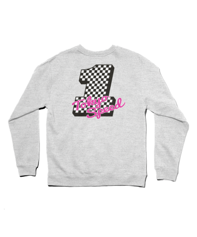 Hello Kitty x GIRL Tokyo Speed 1 Sweatshirt (Silver Ash) $11.39 Apparel