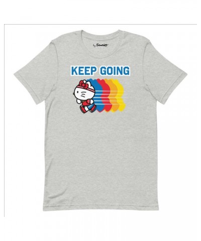Hello Kitty Keep Going T-Shirt (Athletic Heather) $12.96 Apparel