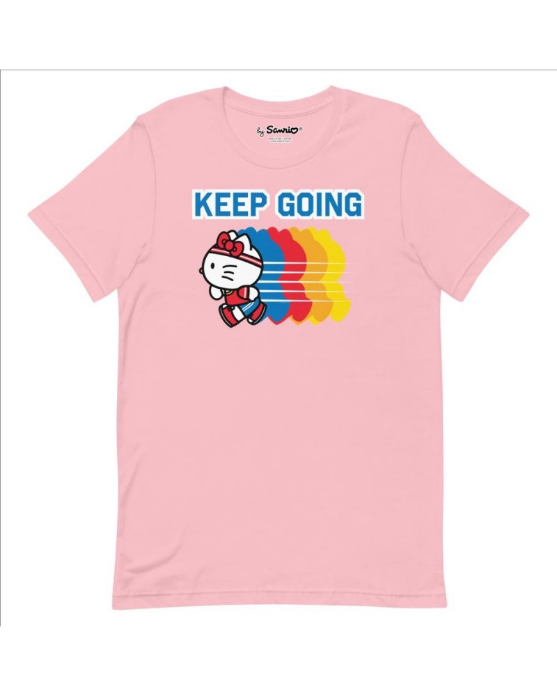 Hello Kitty Keep Going T-Shirt (Pink) $10.56 Apparel