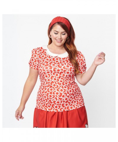 Hello Kitty x Smak Parlour All-over Print Bows Top $24.94 Apparel