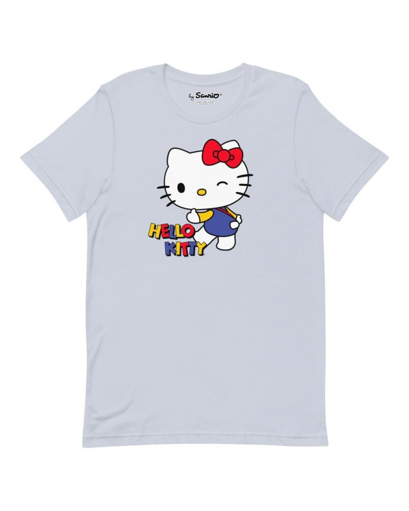 Hello Kitty Primary Logo T-Shirt Light Blue $12.00 Apparel