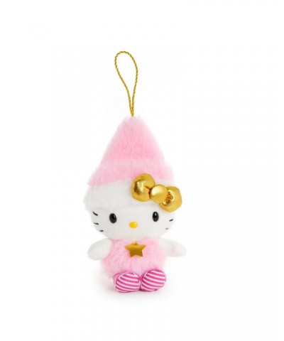 Hello Kitty Santa's Helper Plush Ornament (Pink) $8.82 Seasonal