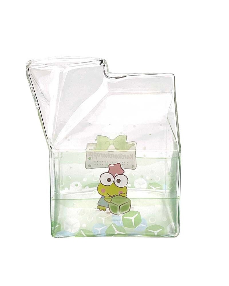 Keroppi Kawaii Glass Milk Carton Cup $13.72 Home Goods