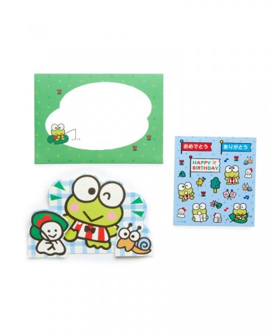 Keroppi Stickers and Greeting Card $1.17 Stationery