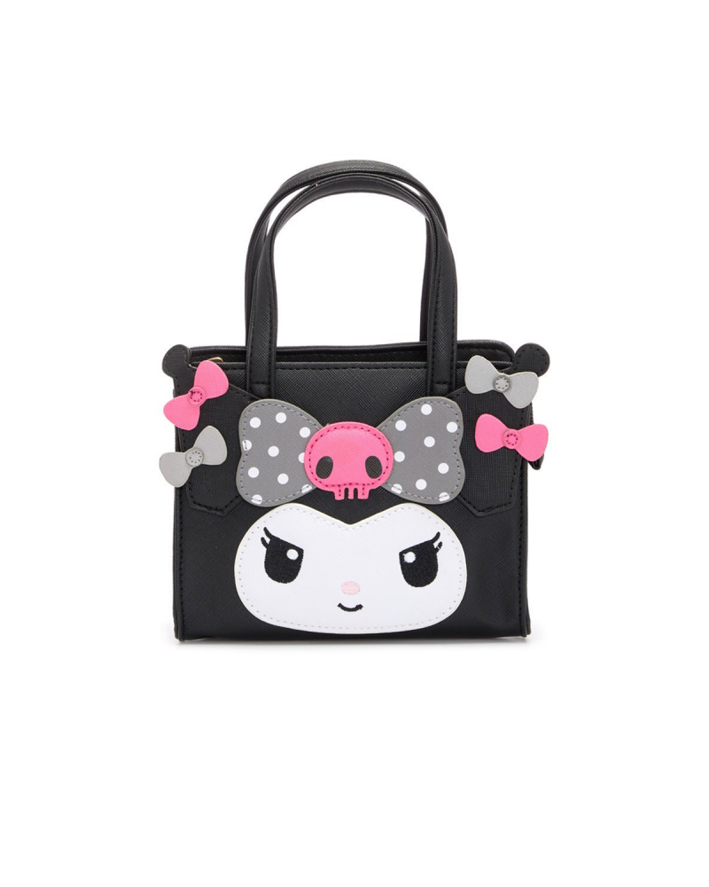 Kuromi 2-Way Mini Black Handbag (Dainty Doll Series) $23.04 Bags