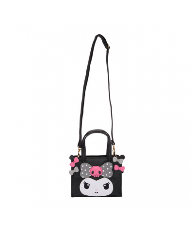 Kuromi 2-Way Mini Black Handbag (Dainty Doll Series) $23.04 Bags