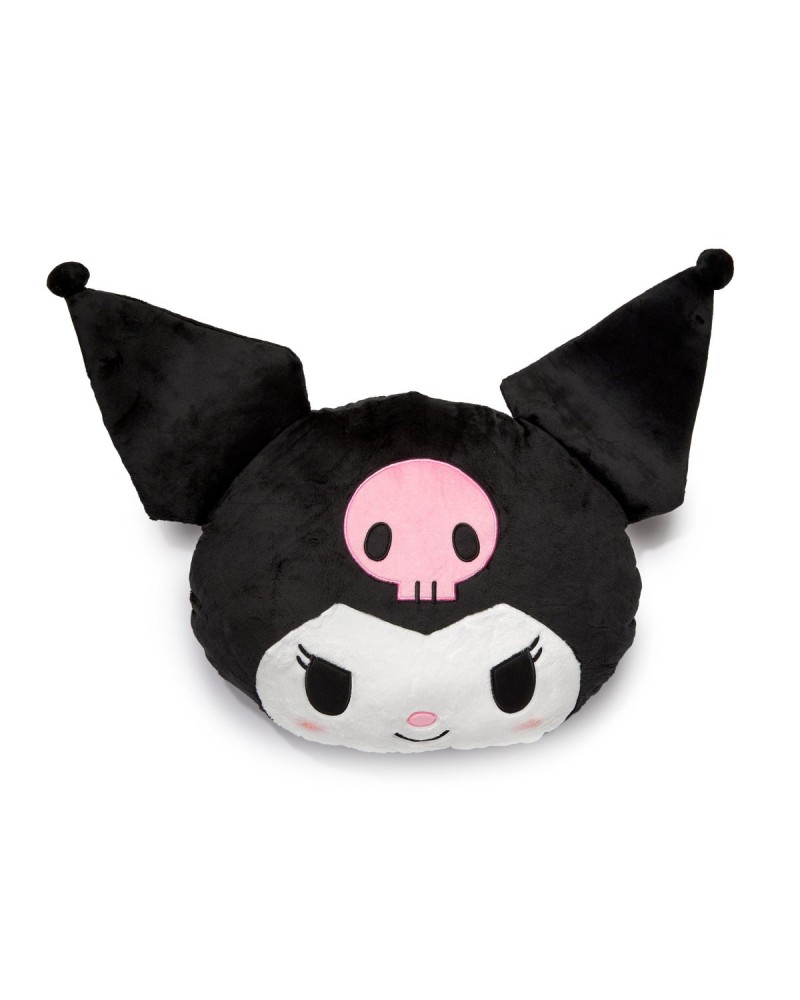 Kuromi Oversized Face Plush (Just Lounging Series) $31.08 Plush