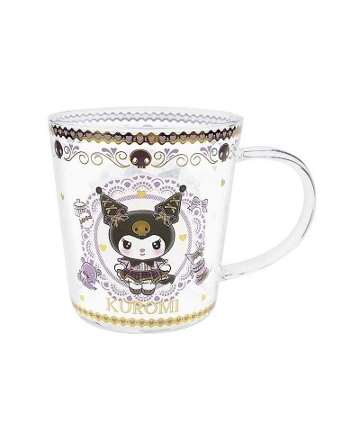 Kuromi Glass Cup and Saucer Set (Fancy Ribbons Series) $15.20 Home Goods