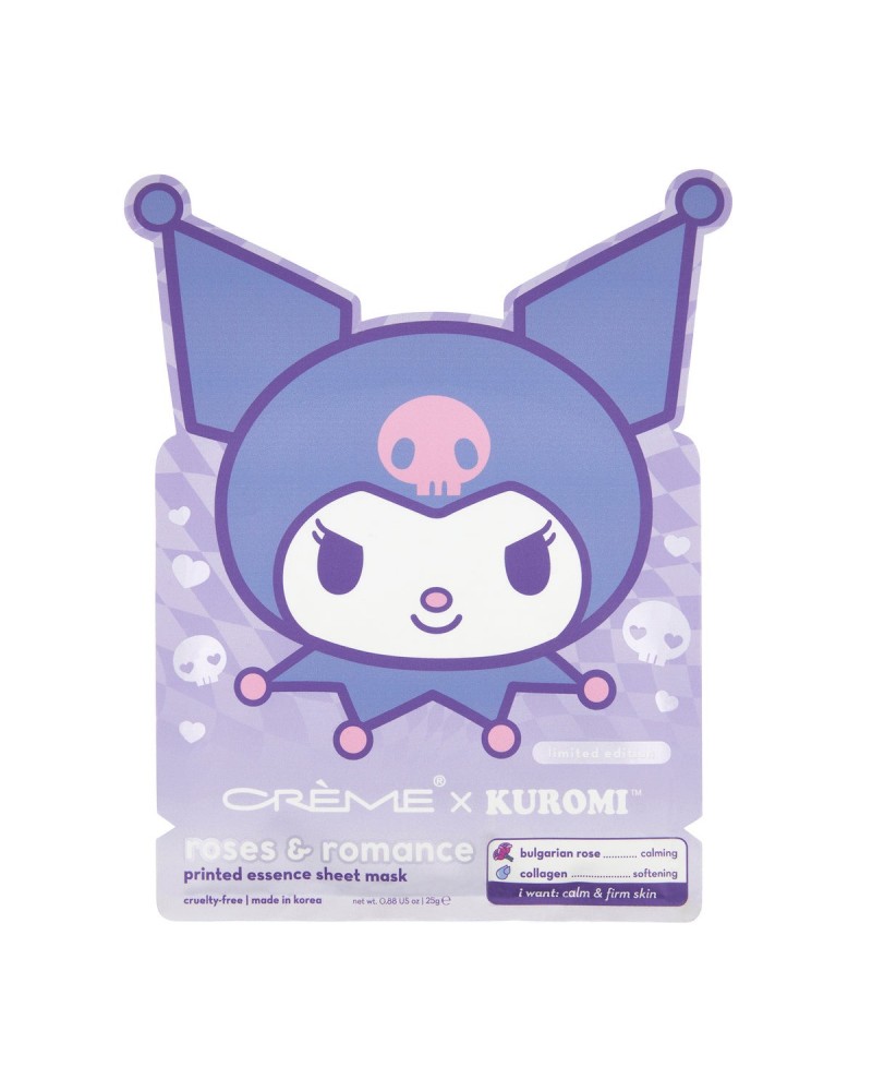 Kuromi x The Crème Shop Roses & Romance Printed Essence Sheet Mask $2.10 Beauty