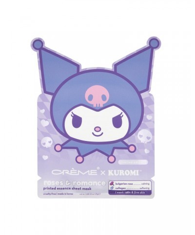 Kuromi x The Crème Shop Roses & Romance Printed Essence Sheet Mask $2.10 Beauty