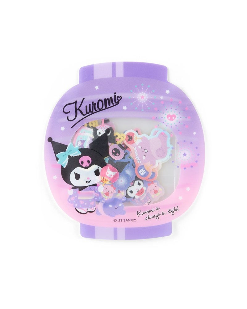 Kuromi Summer 30-Piece Lantern Mini Sticker Pack $3.29 Stationery