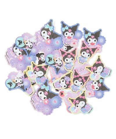 Kuromi Summer 30-Piece Lantern Mini Sticker Pack $3.29 Stationery