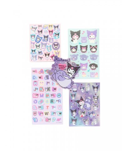 Kuromi Variety Sticker Sheet Set $3.56 Stationery