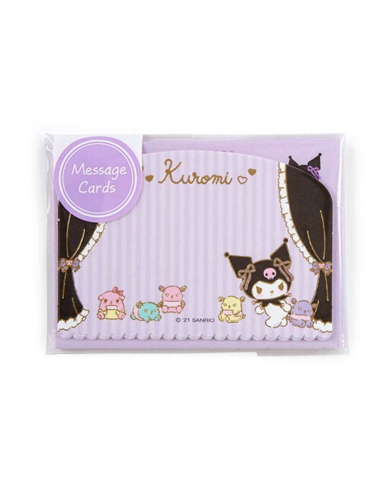 Kuromi Gilded Message Card Set $2.15 Stationery