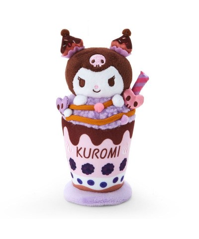 Kuromi Plush Mascot Keychain (Parfait Shop Series) $15.40 Accessory