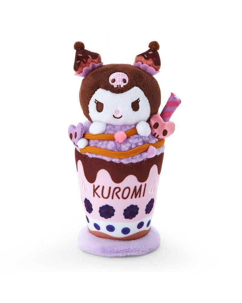 Kuromi Plush Mascot Keychain (Parfait Shop Series) $15.40 Accessory