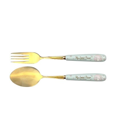 My Sweet Piano Spoon & Fork Set (Floral Garden Party Series) $7.14 Home Goods