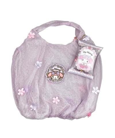 My Melody Reusable Mesh Tote (Floral Garden Party Series) $12.00 Bags