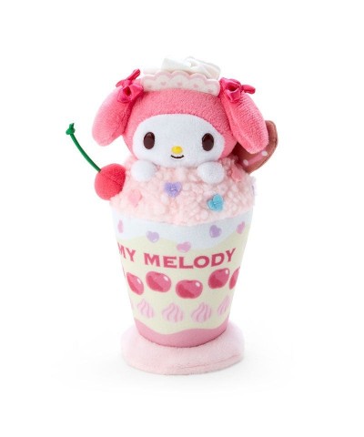 My Melody Plush Mascot Keychain (Parfait Shop Series) $14.00 Accessories