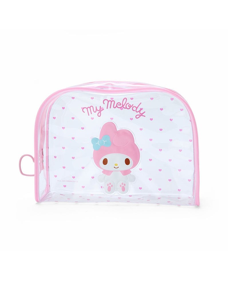 My Melody Clear Hearts Zipper Pouch $5.60 Bags