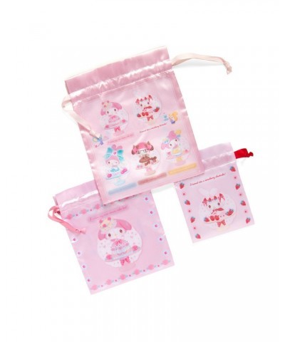 My Melody Drawstring Bag Set (Sweet Lookbook Series) $9.71 Bags