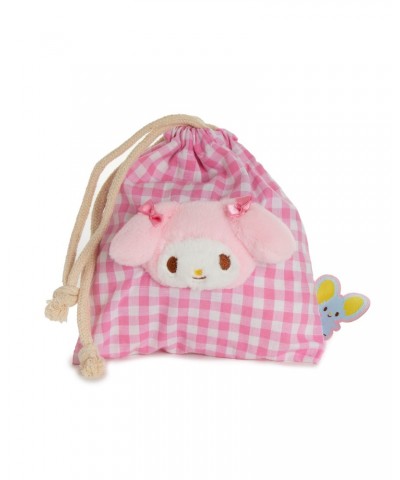 My Melody Drawstring Pouch (Gingham Cafe Series) $8.99 Bags