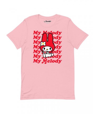 My Melody Red Logo T-Shirt Pink $9.84 Apparel
