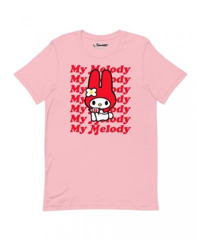 My Melody Red Logo T-Shirt Pink $9.84 Apparel