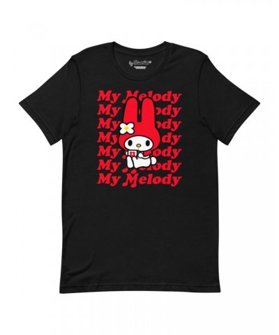 My Melody Red Logo T-Shirt Black $12.00 Apparel