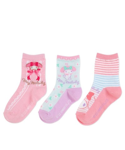 My Melody 3-Pair Kids Crew Sock Set $6.35 Kids