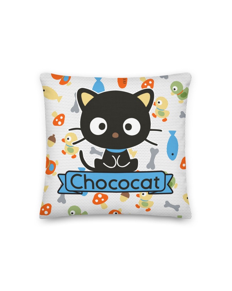 Chococat Fish & Acorns 18" Square Pillow $12.99 Home Goods