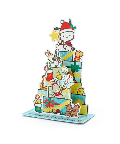 Pochacco Gift Boxes Pop-up Holiday Card $2.64 Stationery