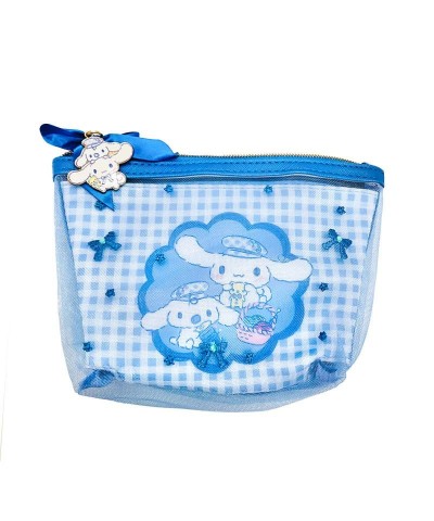 Cinnamoroll Zipper Pouch (Gingham Paperboy Series) $15.75 Bags