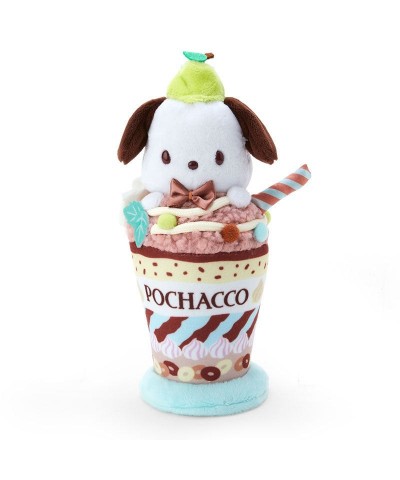 Pochacco Plush Mascot Keychain (Parfait Shop Series) $13.44 Accessories