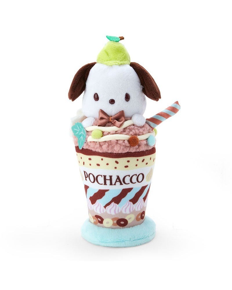 Pochacco Plush Mascot Keychain (Parfait Shop Series) $13.44 Accessories