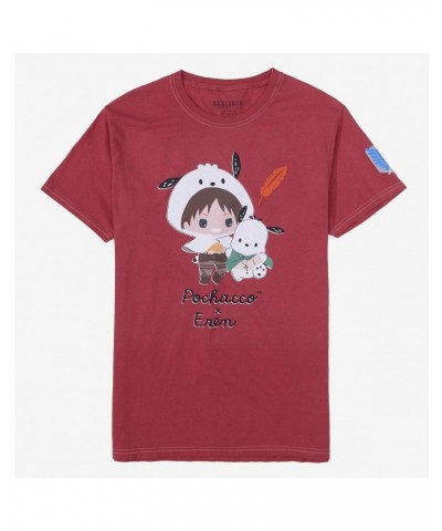 Hello Kitty and Friends x Attack on Titan Pochacco & Eren Tee $13.24 Apparel