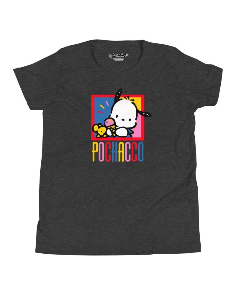 Youth Pochacco Primary Logo T-Shirt $8.56 Apparel