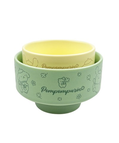 Pompompurin 2-Piece Ceramic Bowl Set (Lucky Clover Series) $14.40 Home Goods